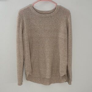 Pink Clover Women's Beige Crew Neck Sweater